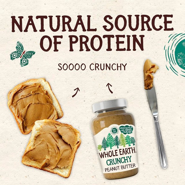 Whole Earth Crunchy Peanut Butter 454g GOODS M&S