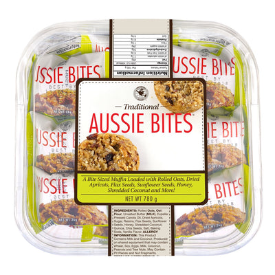 Universal Bakery Traditional Aussie Bites Bite-Sized Muffin Snacks 780g
