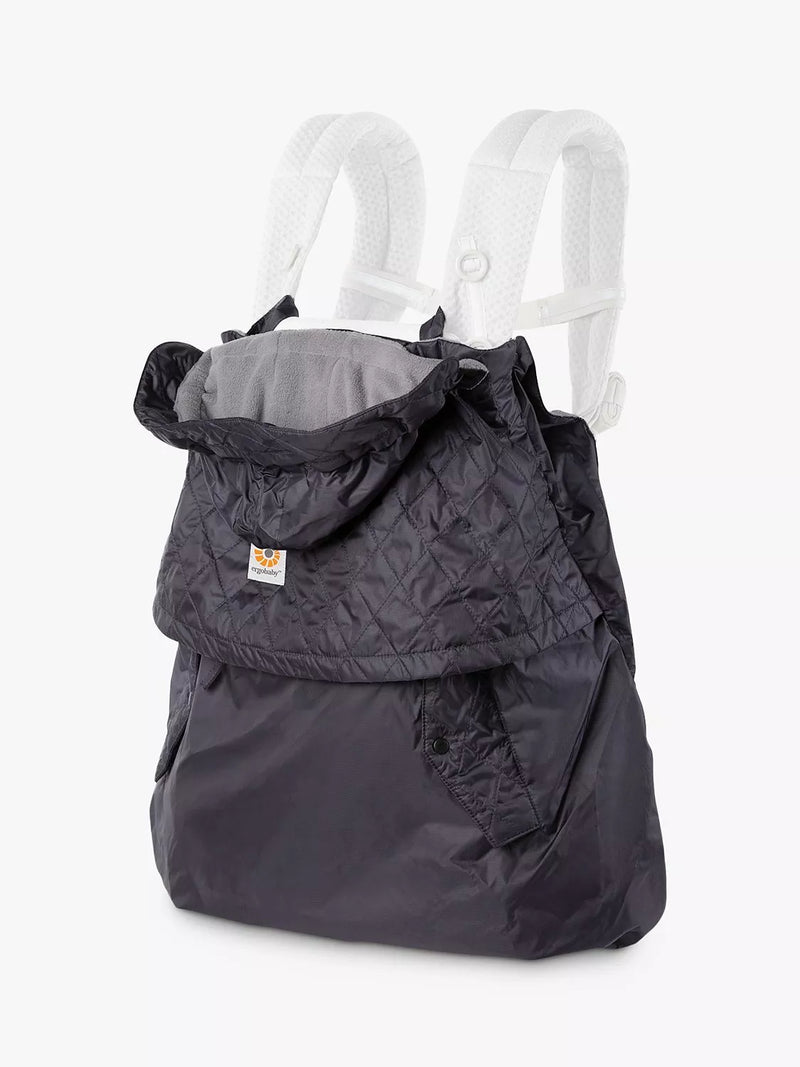 Ergobaby baby carrier all weather cover in charcoal black - British product