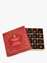 Rose and Violet Dark Chocolate Fondant Creams Gift Box 200g