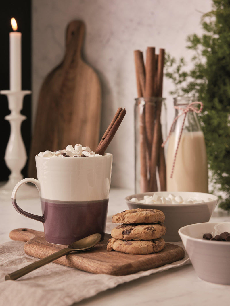 Royal Doulton porcelain grande mugs set of 4, 500ml assorted colors, imported from the UK