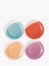 Royal Doulton 1815 Bright Colours Porcelain Side Plates Set of 4 23.5cm Assorted