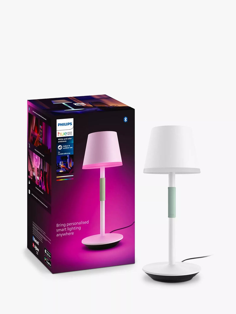 Philips Hue Go smart table lamp White, imported from the UK