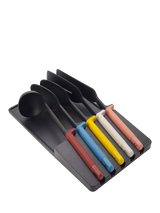 Joseph Joseph Elevate Kitchen Utensil Set with Storage Tray, Multi, Set of 5