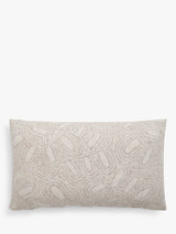 Geometric Loop Linen Blend Cushion for Sofa