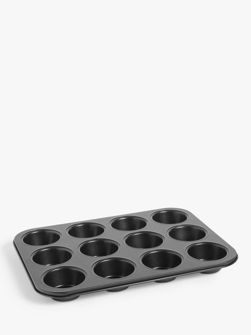John Lewis carbon steel non-stick muffin tray 12 cup, UK version