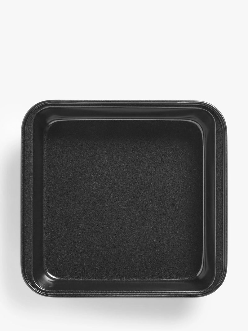John Lewis carbon steel non-stick square cake tin 20cm, UK version