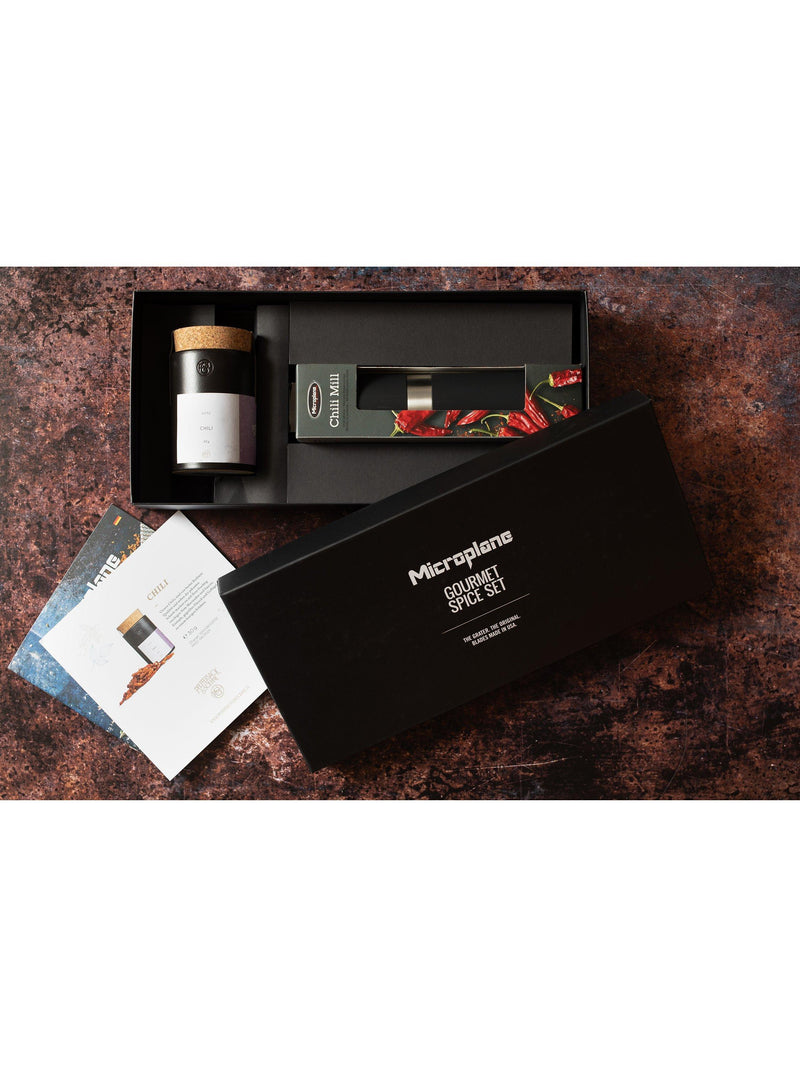 Microplane chilli mill black, imported from the UK