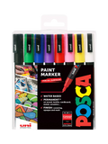 POSCA fine paint markers standard colours pack of 8, imported from the UK