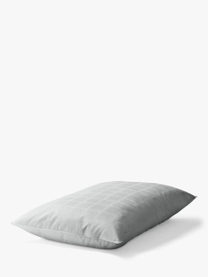 John Lewis anti-allergy standard pillow with HeiQ Allergen Tech, firm, UK version
