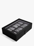 Stackers black 10 piece watch storage drawer (British brand)