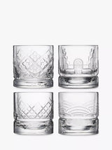 La Rochère Dandy Whisky Tumblers Clear Set of 4 300ml