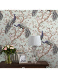 Laura Ashley peacock design wallpaper, UK version