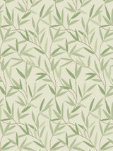Wallpaper with Contemporary Willow Leaf Pattern for Home Decoration