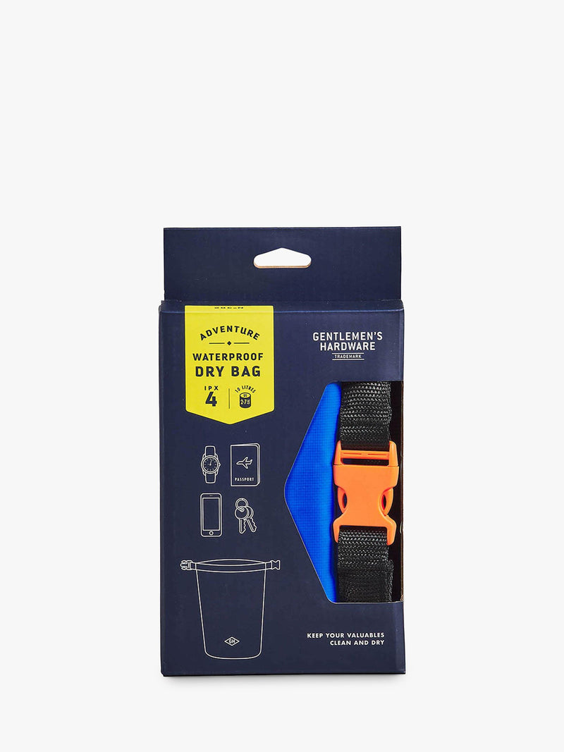 Gentlemen's Hardware Waterproof Dry Bag Blue, UK version