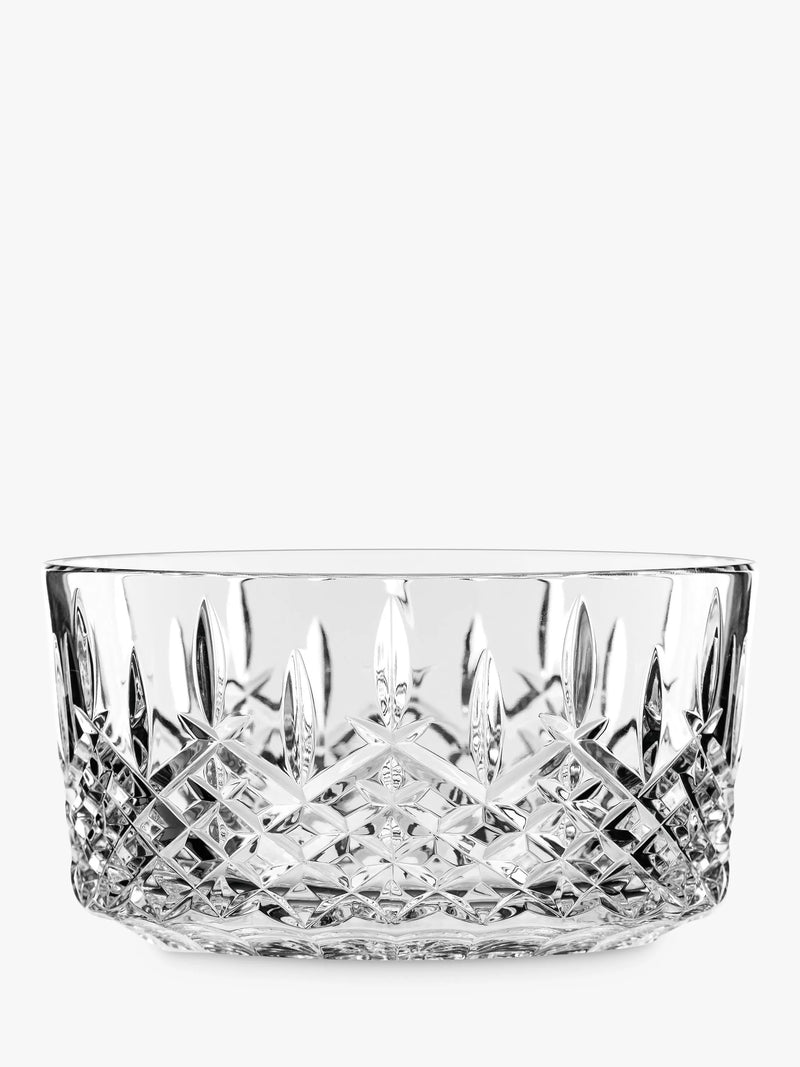 Waterford Crystal clear cut glass bowl, 23cm (British brand)