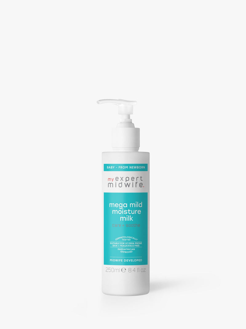 My Expert Midwife Baby Moisture Milk Mega Mild, imported from the UK