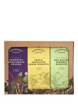Assorted Biscuit Trio with Demerara Shortbread, Triple Chocolate Chunk, and Sea Salted Caramel, 600g