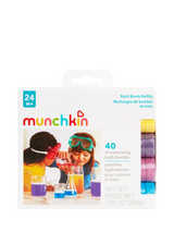 Munchkin Kids' Moisturising Colour Bath Bombs Pack of 40