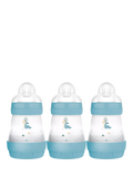 MAM Easy Start Anti-Colic Self Sterilising Baby Bottles, 160ml, Pack of 3 - McGrocer