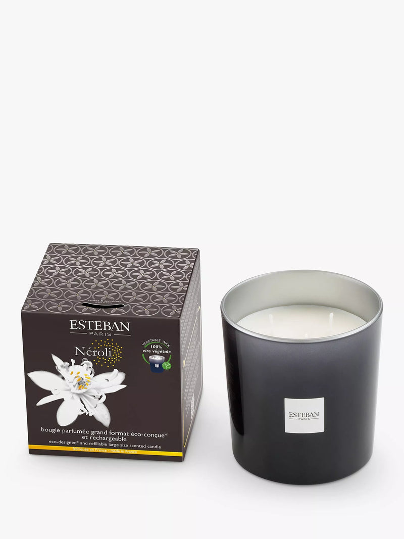 Esteban Neroli scented candle 450g - British product