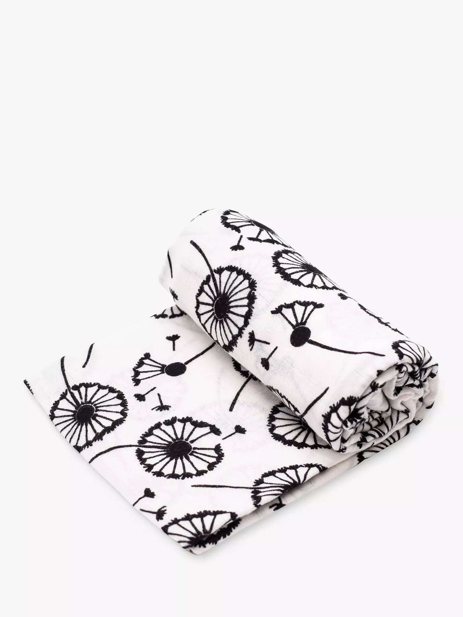 Etta Loves GOTS Organic Cotton Dandelion Extra-Large Sensory Muslin Blanket, Multi - McGrocer