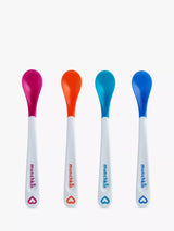 Munchkin White Hot Safety Spoons Multi Set of 4 for Baby Weaning