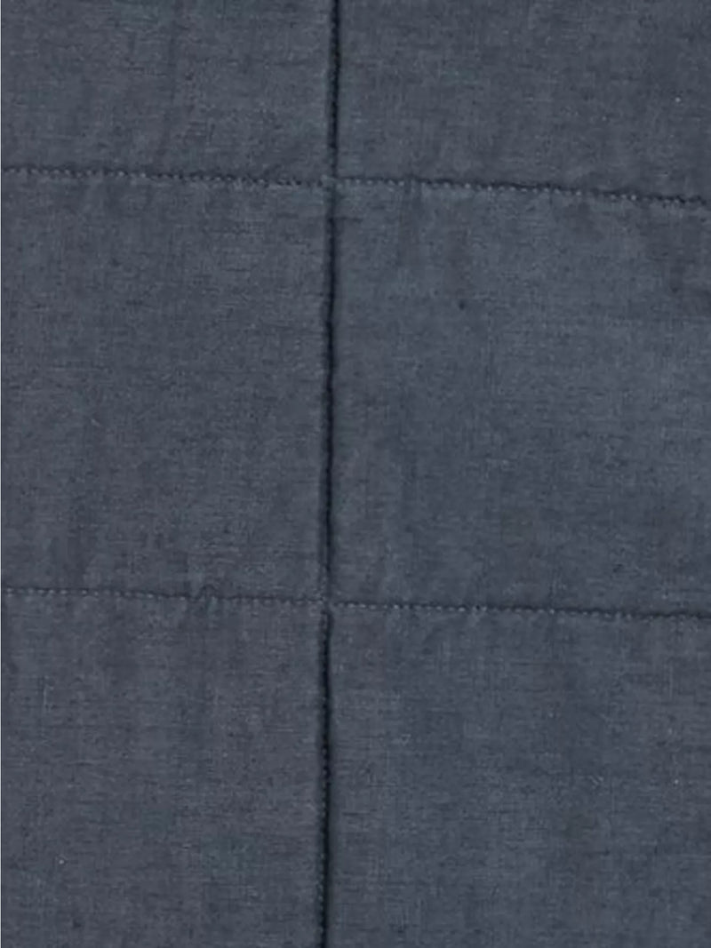 John Lewis Linen Blend Quilted Bedspread