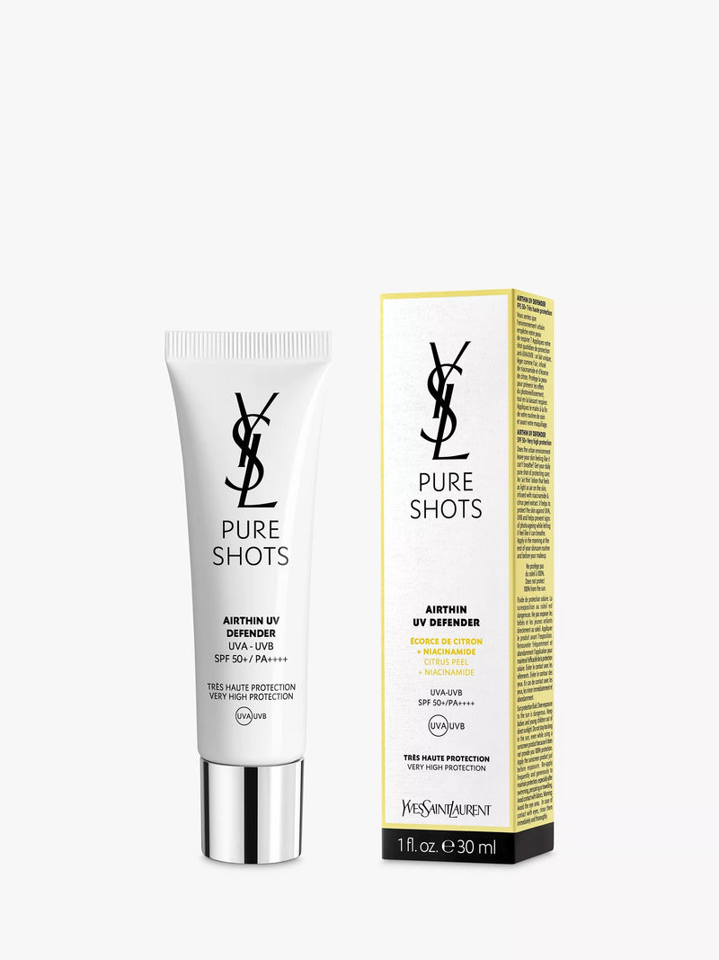 Yves Saint Laurent SPF 50+ sunscreen with niacinamide 30ml (British brand)