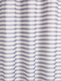 John Lewis textured seersucker horizontal stripe shower curtain in Thistle, UK version