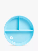 Divided Suction Baby Feeding Plate in Blue