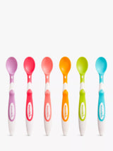Munchkin Soft Tip Infant Spoons Multi Set of 6 Infant Feeding Spoons