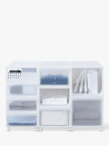Like-it Stacking Storage Tray Clear H16cm, UK version
