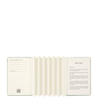Moleskine business card holder with note pages, 11.5cm x 8cm x 1cm, imported from the UK