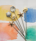 Joanna Buchanan shell cocktail picks set of 6, UK version