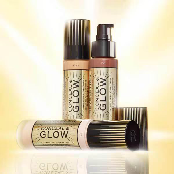 Revolution Conceal & Glow Foundation F20, imported from the UK