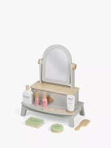John Lewis Wooden Vanity Table Nine-Piece Pretend Play Set