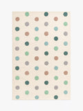 John Lewis polka dot wool rug multi 180x120cm, UK version