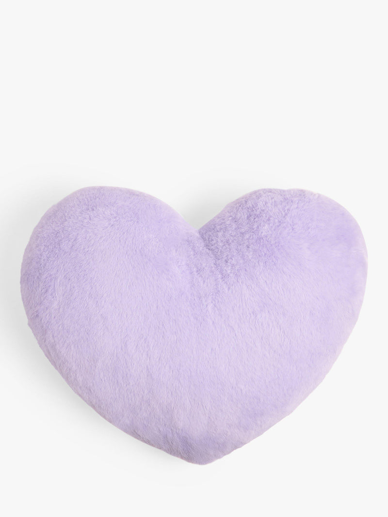 John Lewis kids' faux fur heart cushion, UK version
