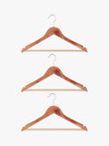 John Lewis FSC Cedar Natural clothes hangers pack of 3, UK version