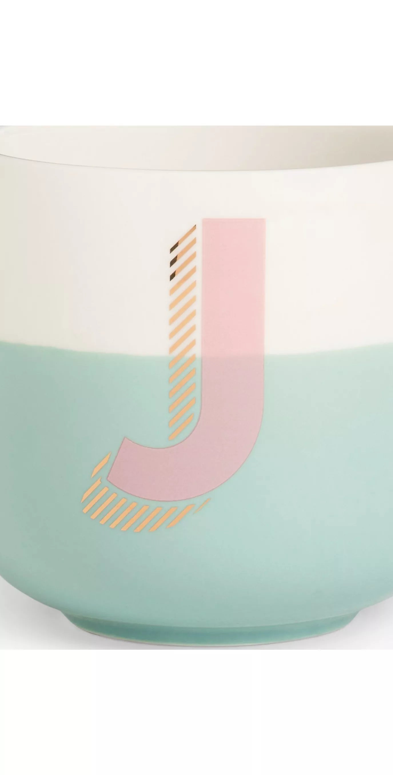 John Lewis Alphabet Fine China Mug - McGrocer