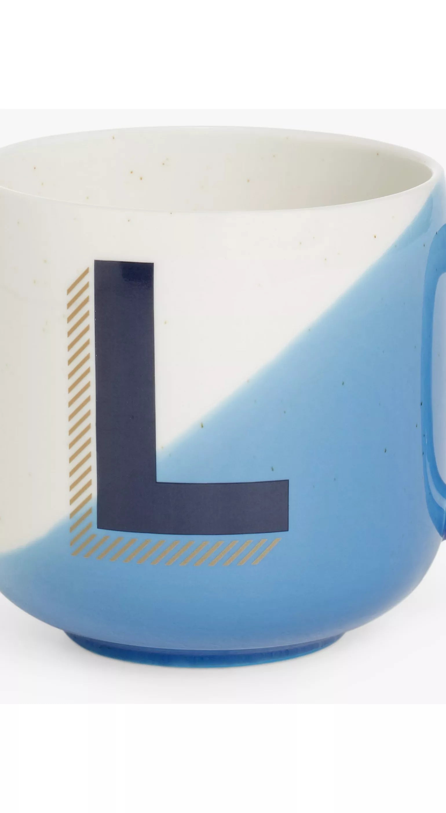 John Lewis Alphabet Fine China Mug - McGrocer