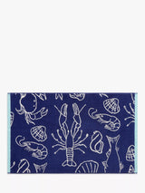Seafood Medley Design Bath Mat in Midnight