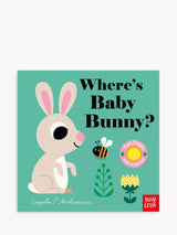 Lift-the-Flap Kids' Book with Baby Bunny and Mirror Surprise