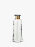 Nkuku Chara clear glass bottle vase - British product