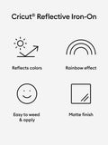 Cricut Reflective Vinyl Rainbow - British product