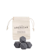 Uberstar Hex Whisky Stones Set of 4 Drink Coolers