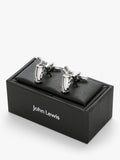 John Lewis silver golf bag cufflinks, UK version
