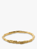 Textured Gold Bangle Handcrafted with Lost Wax Casting