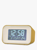 Acctim Alba Mustard Digital Alarm Clock